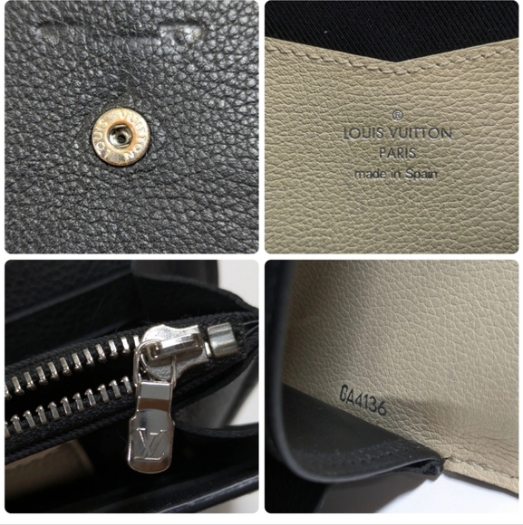 Louis Vuitton Portefeuille lockme wallet Ivory & Black EUC - Authentic - Picture 9 of 15